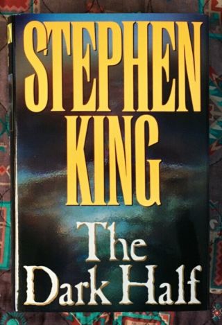 Stephen King,  The Dark Half: 1st,  Hc W/dj - Vg,  Gently Read