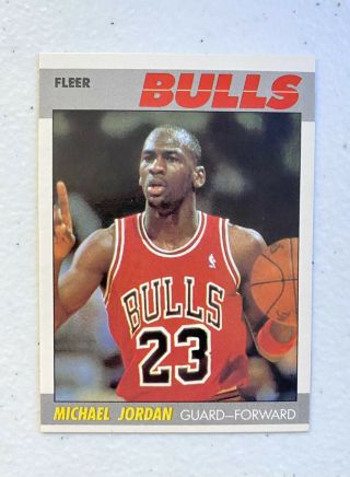 1987 - 88 Fleer Michael Jordan 59 (2nd Year Card)