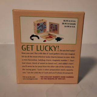 2007 A Running Press miniature edition - little box o ' luck 2