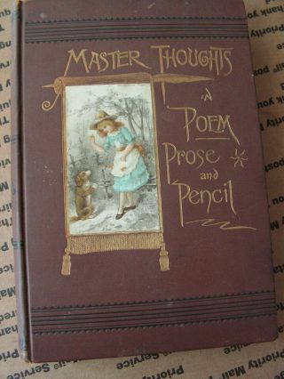 Master Thoughts Of Master Minds In Poem Prose.  Starkey - 1889 -.