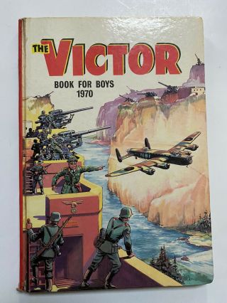 The Victor Book For Boys 1970 Comics