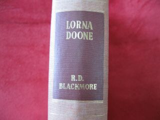 Vintage Romance Book Lorna Doon,  By R.  D.  Blackmore,  1943