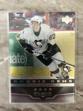 2005 Sidney Crosby Rookie Card Black Dimond