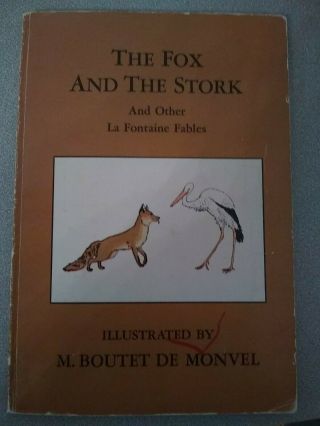 The Fox And The Stork And Other La Fontaine Fables 1967 Paperback