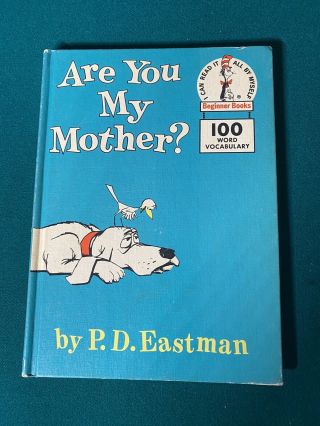 Vintage Dr.  Seuss Hard Cover Book - " Are You My Mother? " By P.  D.  Eastman 1960