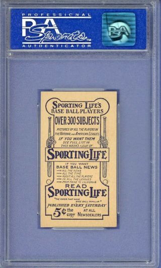 1911 M116 Sporting Life Eddie Foster PSA 5 Rochester Rare 2