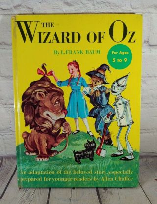 The Wizard Of Oz By L.  Frank Baum 1950 Adapted By Allen Chaffee