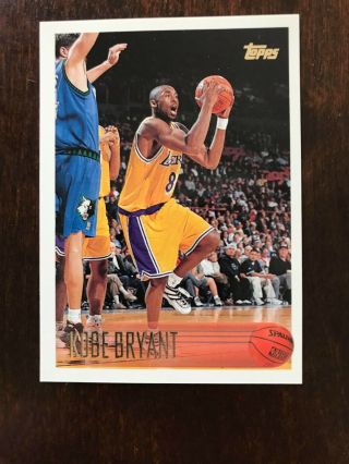 1996 - 97 Topps Kobe Bryant 138 Rookie Card Rc Sharp