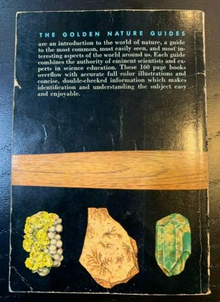 Vintage 1957 Golden Nature Guide Rocks and Minerals Zim & Shaffer 2