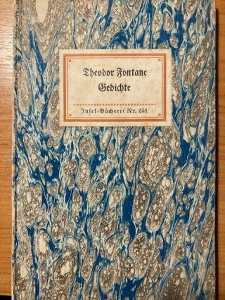 Gedichte - Von Theodor Fontane (insel - Bücherei Nr.  251 O.  J. )