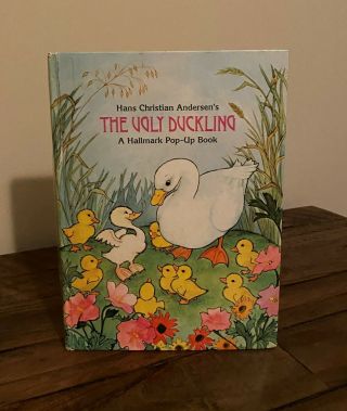 Vintage 1970s " The Ugly Duckling " Hallmark Pop - Up Book Hans Christian Andersen