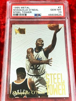 1995 Metal Steel Tower Foil Shaquille O 