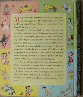 Vintage Little Golden Book BUGS BUNNY AT THE EASTER PARTY 