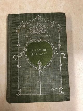 Antique Book - - Lady Of The Lake By Walter Scott