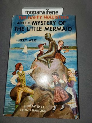 The Happy Hollisters And.  The Mystery Of The Little Mermaid 1960 Hardcover W/.