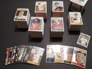 2013 Heritage Baseball Complete Set Of 600 Nm High Set Pictured Inserts