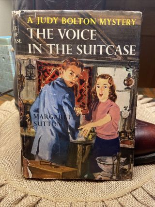 The Voice In The Suitcase Judy Bolton Mystery 1935 Red Tweed Hc With Dj