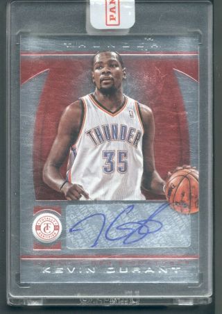 2013 - 14 Panini Totally Certified Kevin Durant Auto Autograph 