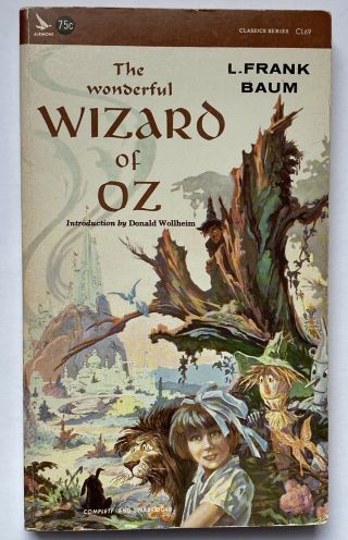 The Wonderful Wizard Of Oz By L.  Frank Baum (paperback,  1965) Airmont Classics