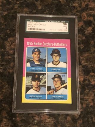 1975 Topps Gary Carter 620 Baseball Card Sgc 9