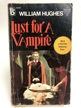 Just For A Vampire William Hughes Beagle Horror 1st Printing Movie Tie In