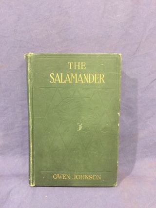 The Salamander By Owen Johnson Hardcover Book