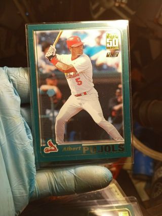 2001 Topps Traded T247 Albert Pujols Rookie Card Perfect