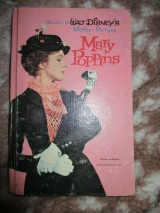 Mary Poppins Walt Disney By Mary Carey 1964 7th Edition Hardcover