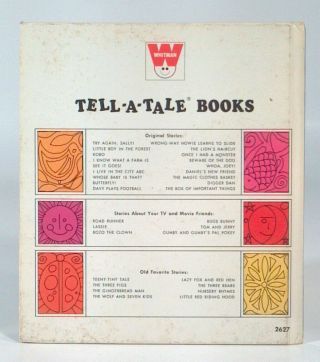 Vintage 1970 Tell A Tale Book Wilmer The Watchdog Lael Littke 2