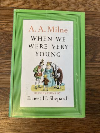 When We Were Very Young By A.  A.  Milne Hardcover