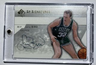 2003 - 04 Upper Deck Sp Authentic Signatures Larry Bird Auto Autograph Celtics