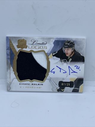 2015 - 16 Upper Deck The Cup Limited Logos Evgeni Malkin 7/25
