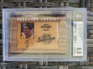 Kobe Bryant Game Floor 2001 - 02 Ud Inspirations Hardwood Imagery Game Rare