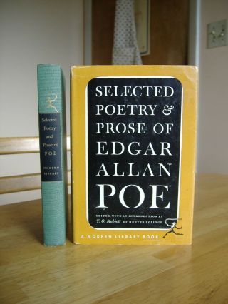 63 - Year Old Modern Library 82 Poe Selected Poetry & Prose