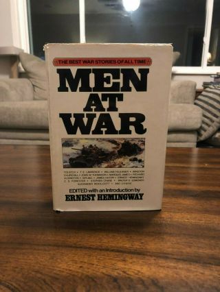 Men At War Best Stories Edited By Ernest Hemingway 1979 Bramhall Hc/dj
