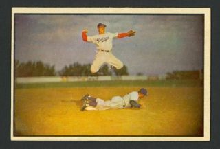 1953 Bowman Color Pee Wee Reese 33 - Brooklyn Dodgers - Ex,