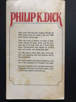 The Crack In Space by Philip K.  Dick 1966 1st Print Paperback Good ACE 12126 2