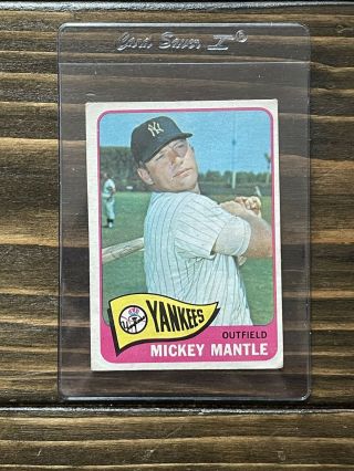 Mickey Mantle 1965 Topps 350