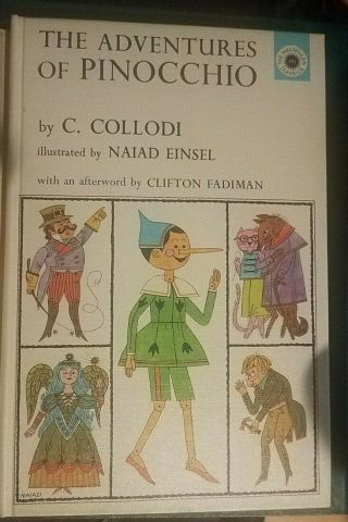 The Adventures Of Pinocchio C Collodi Illustrated Book 1963