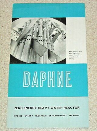 Daphne.  Zero Energy Heavy Water Reactor Harwell Atomic Energy Establishment