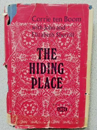 1973 The Hiding Place By Corrie Ten Boom Wwii Holocaust Autobiography Lg Print