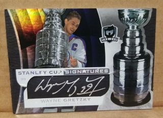 2008/09 The Cup Wayne Gretzky Auto /50 Stanley Cup Signatures Autograph Hockey