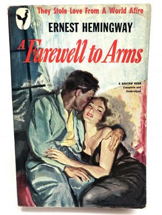 A Farewell To Arms Ernest Hemingway Bantam 467 Romance 1st Printing Gga
