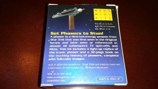 Star Trek Light - Up Phaser with Book - Running Press Miniature Edition 2013 mini 3