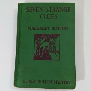 Judy Bolton Mystery Seven Strange Clues 1932 Vintage Hardback By Margaret Sutton