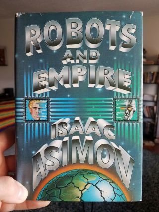 Robots And Empire By Isaac Asimov,  (book Club Edition) 1985 Vintage Hardcover