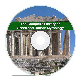 Complete Library Of Greek & Roman Mythology,  31 Books On Greece Rome Dvd H65