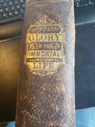 Glory Of The Immortal Life - Antique 1897 Book