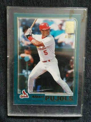 2001 Topps Traded Albert Pujols St Louis Cardinals T247 Card Rc Rookie
