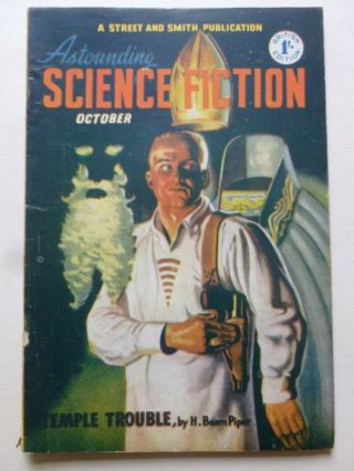 Uk Sf Pulp – Astounding Science Fiction (uk) Oct,  1951 – Fredric Brown